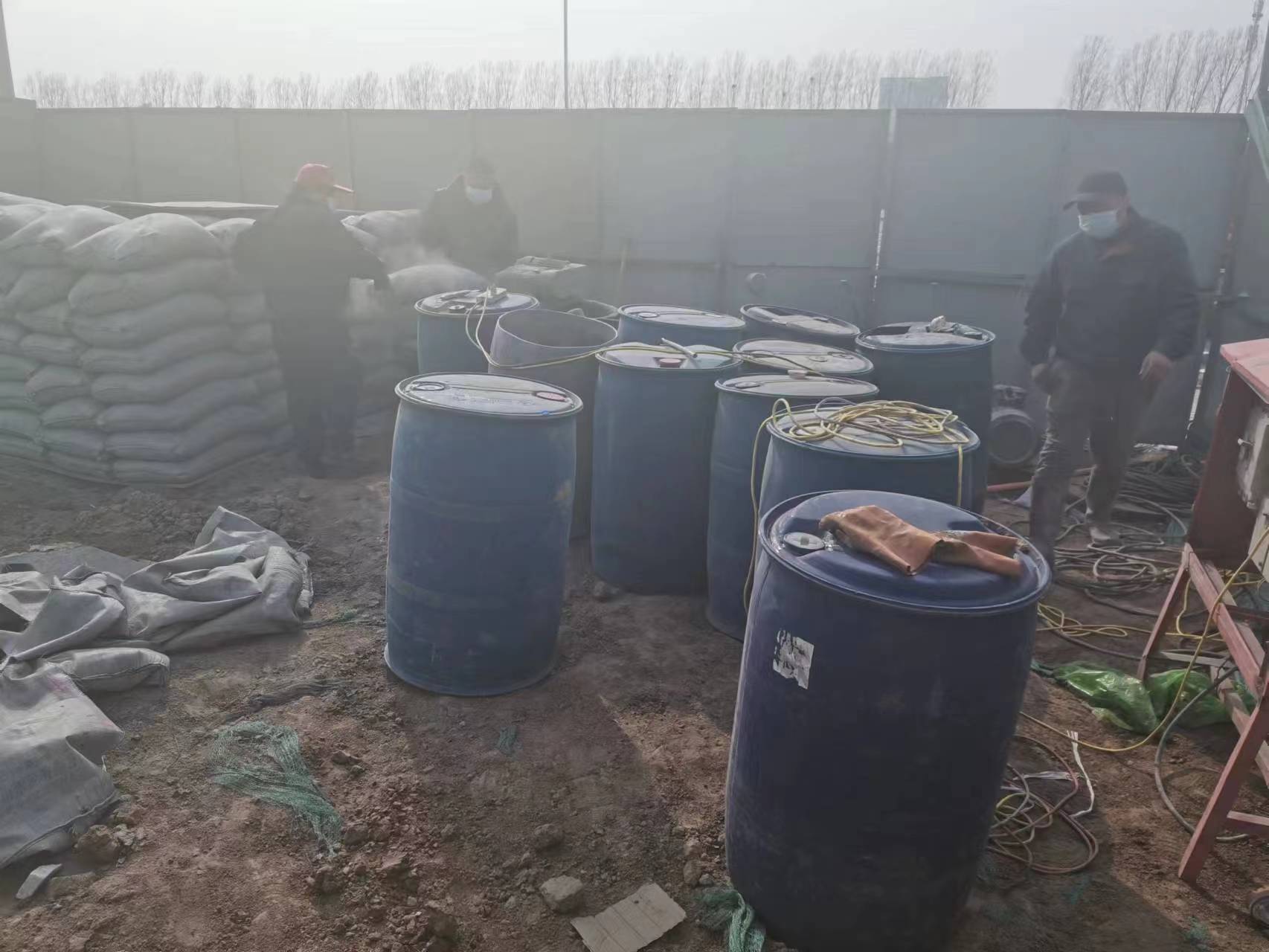 运粮湖管理区水泥注浆